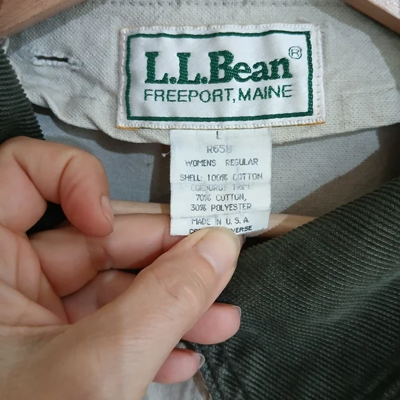LL Bean Barn Coat Size L - Picture 7 of 7